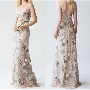 Jenny Yoo Julianna Embroidered Floor Length Gown